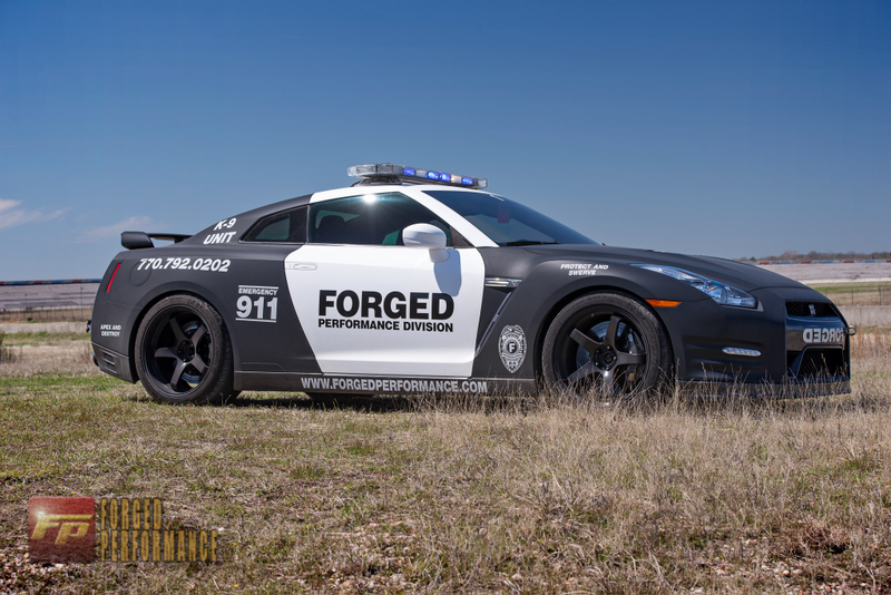 Illustration for article titled A Nissan GT-R Police Car Is What Speed Demon Nightmares Are Made Of